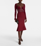 Nensi Dojaka Paneled corset dress