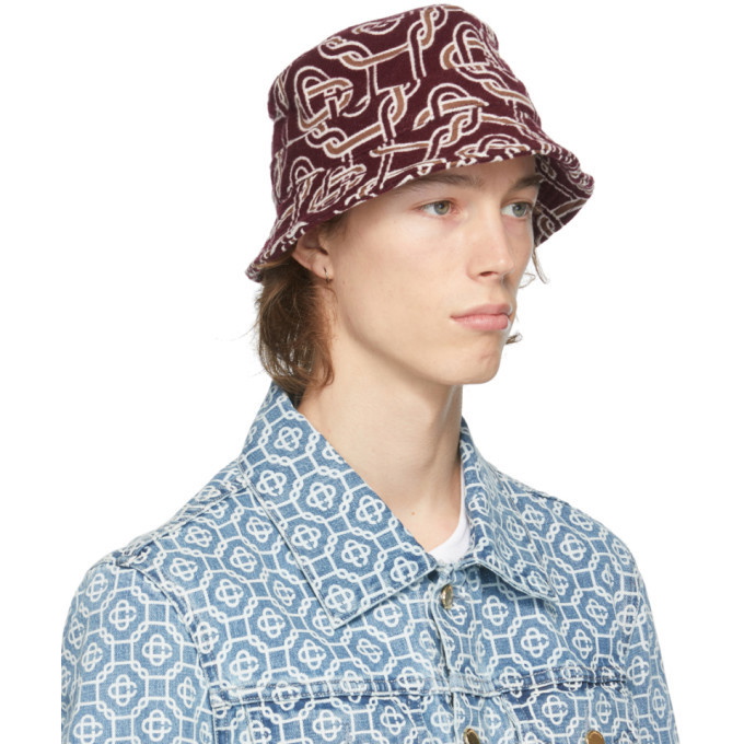 Casablanca Men's Heart Monogram Bucket Hat