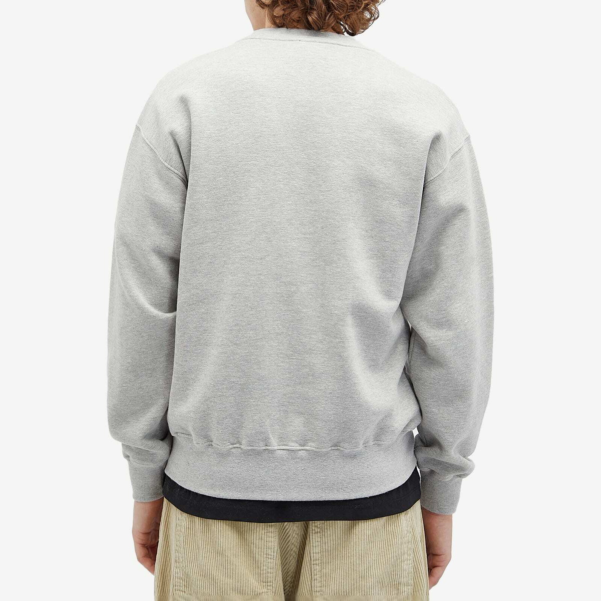 No Problemo Men's Subway Crew Sweatshirt in Grey Marl