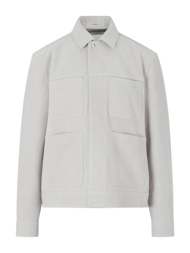 Photo: Mr P. - Suede Jacket - Neutrals