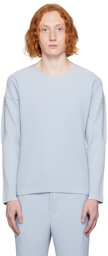 HOMME PLISSÉ ISSEY MIYAKE Blue Monthly Color September Long Sleeve T-Shirt