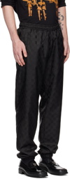 MISBHV Black Monogram Trousers