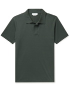 Gabriela Hearst - Jaime Cotton-Jersey Polo Shirt - Green