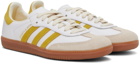 Sporty & Rich Yellow & White adidas Originals Edition Samba OG Sneakers