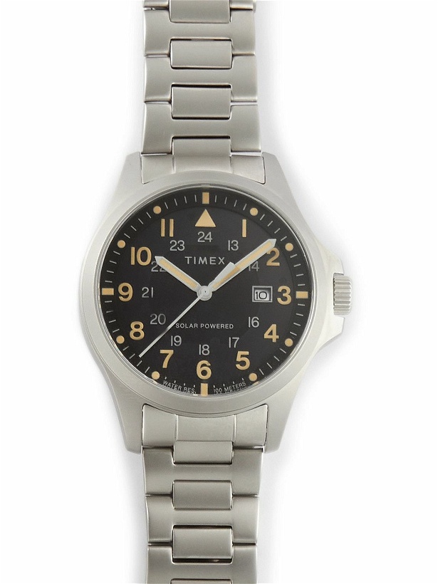Photo: Timex - Expedition North Field Solar 41mm Stainless Steel Watch