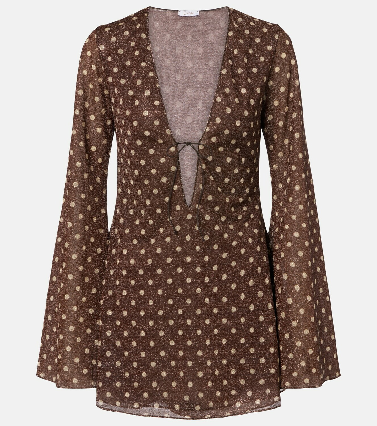Oséree Lumière polka-dot minidress