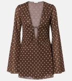 Oséree Lumière polka-dot minidress