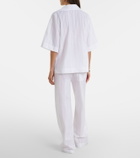 Loulou de Saison Macao cotton poplin straight pants