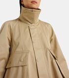 Loewe Trapeze cotton-blend jacket