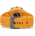 Suunto - Spartan Sport GPS Gunmetal-Tone and Silicone Watch - Yellow