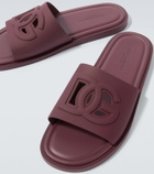 Dolce&Gabbana DG rubber slides