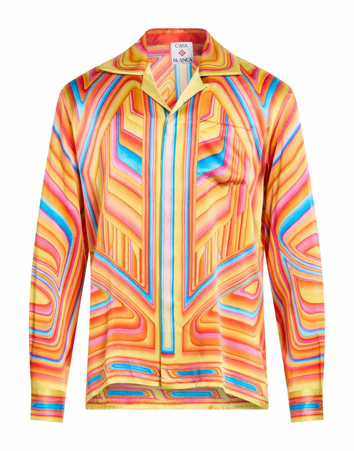 Casablanca Mens Shirt in Yellow