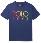 Polo Ralph Lauren - Logo-Print Cotton-Jersey T-Shirt - Blue