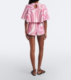 Pucci Marmo cotton-blend terry shorts