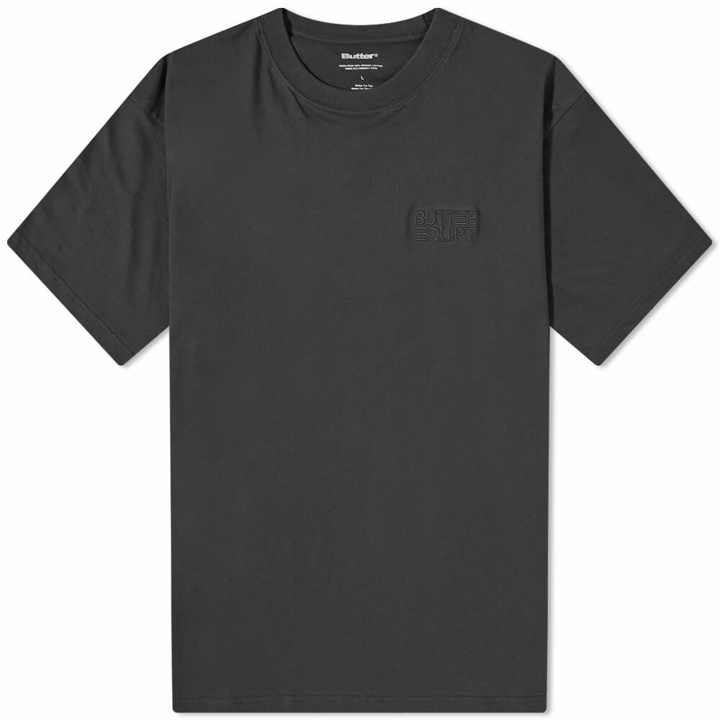 Photo: Butter Goods Men's Organic T-Shirt in Washed Black