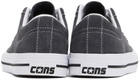 Converse Gray CONS One Star Pro Suede Sneakers