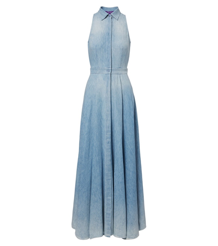 Photo: Ralph Lauren Collection Peyten denim maxi dress