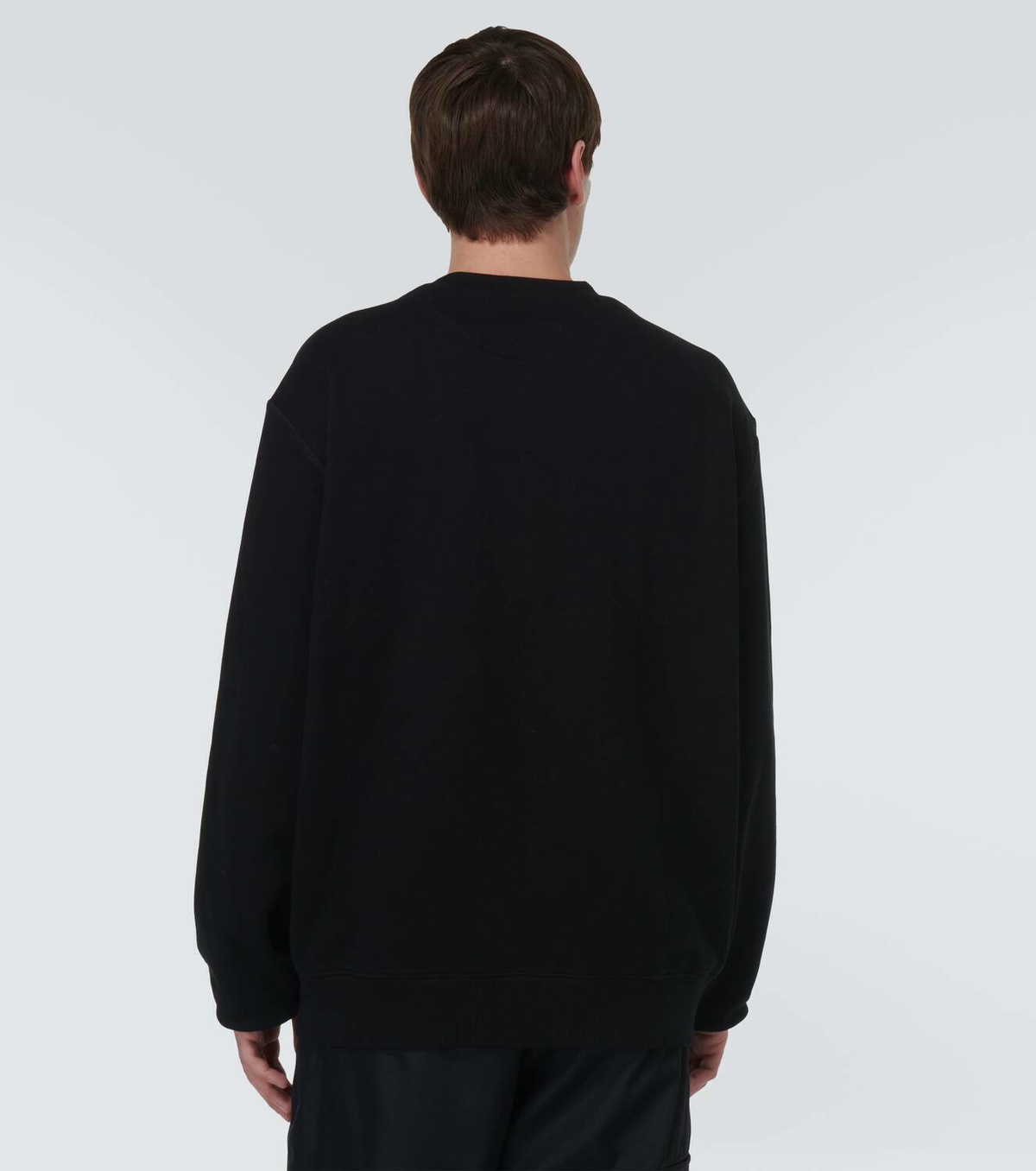 Prada Logo cotton sweatshirt