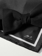Mr P. - Silk Bow-Tie and Pocket Square Set