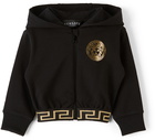 Versace Baby Black Baroccoflage Medusa Track Suit