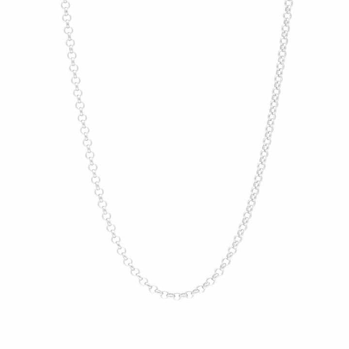 Photo: Serge DeNimes Men's Rolo Chain in Silver 