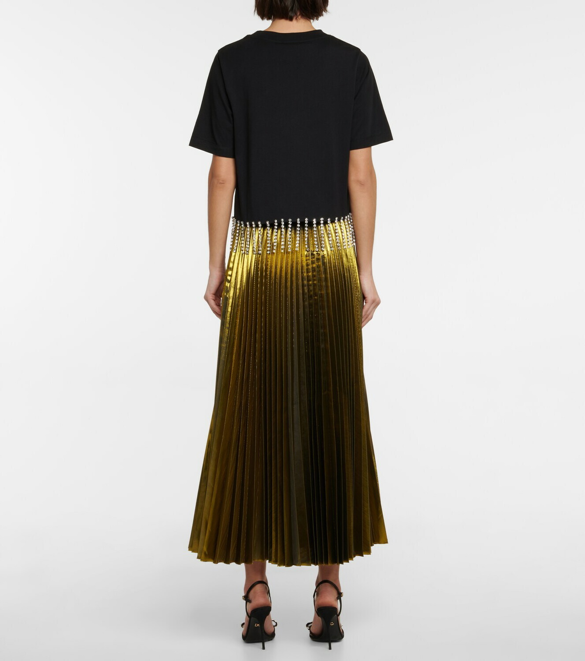 Christopher Kane Crystal embellished cotton T-shirt
