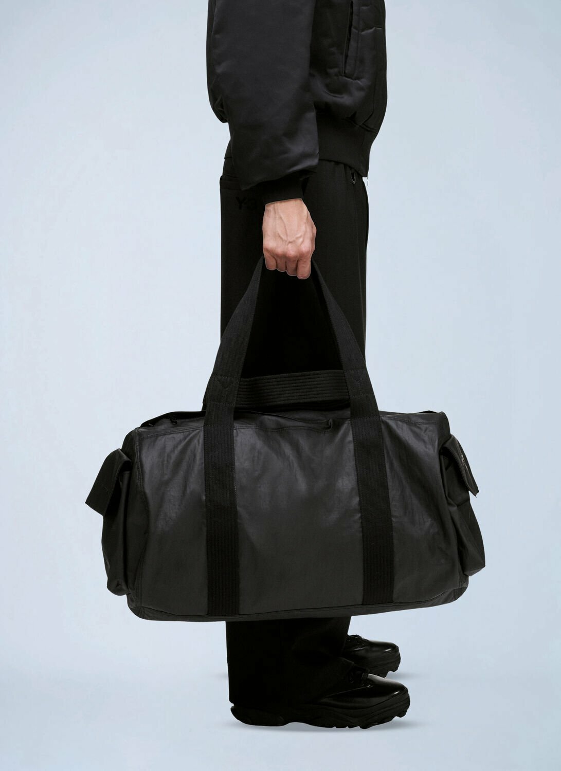 Y-3 Logo Motif Duffle Bag
