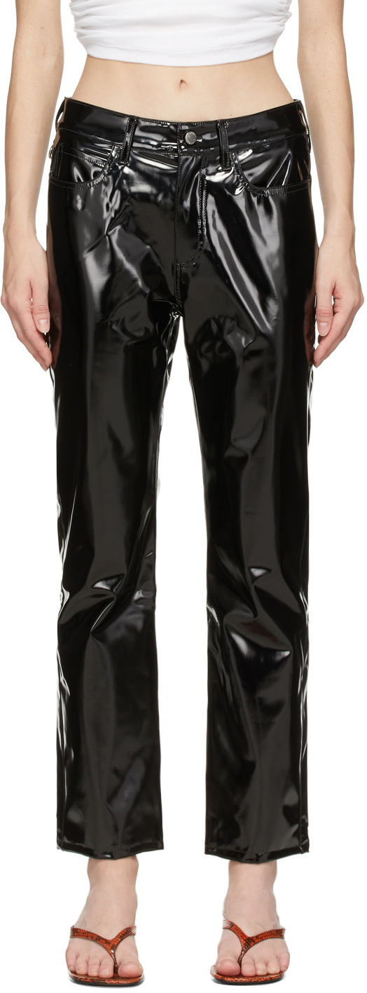 Simon Miller Black Vegan Leather Pants Simon Miller