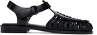 HEREU Black Alaro Sandals