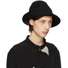 Yohji Yamamoto Black Wool Bucket Hat