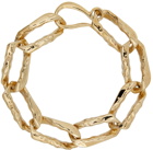 Faris SSENSE Exclusive Gold Terra Chain Bracelet