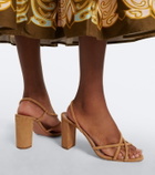 Aquazzura Horizon suede sandals