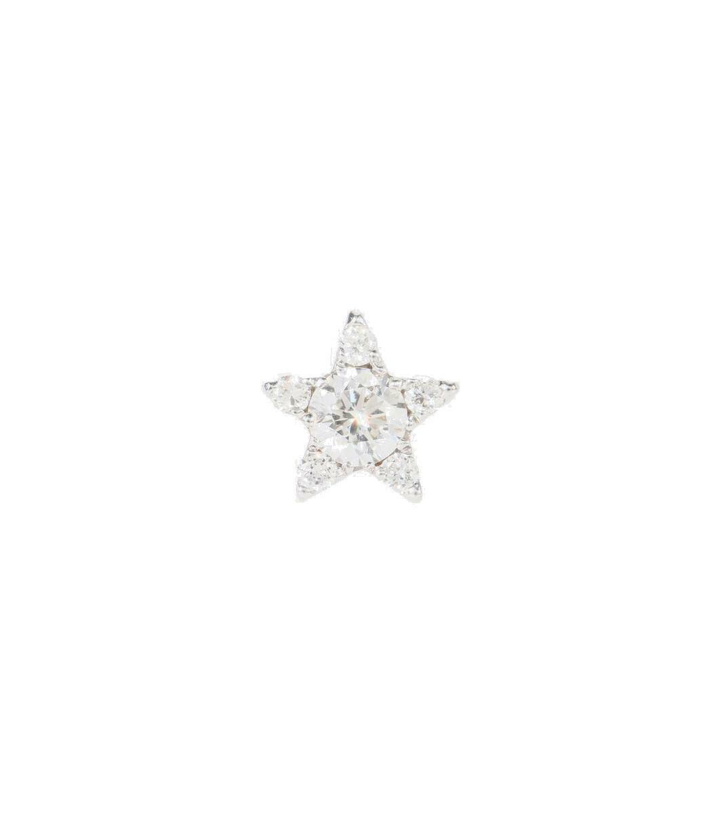 Photo: Maria Tash Diamond Star 18kt white gold and diamond single earring