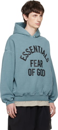Fear of God ESSENTIALS Blue Campus 90s Hoodie