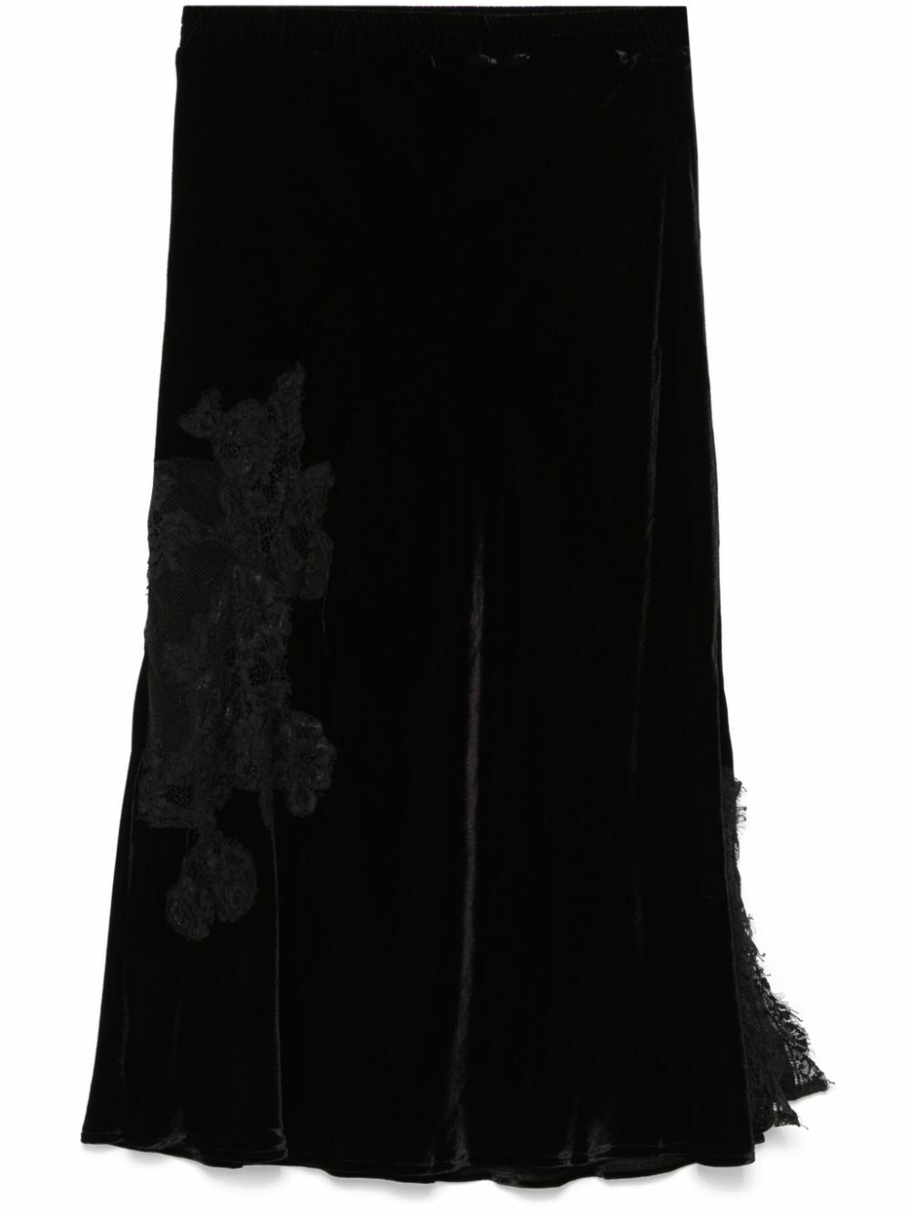 GOLDHAWK - Velvet Midi Skirt
