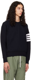 Thom Browne Navy 4-Bar Sweatshirt