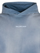 BALENCIAGA - Embroidered Cotton Jersey Hoodie