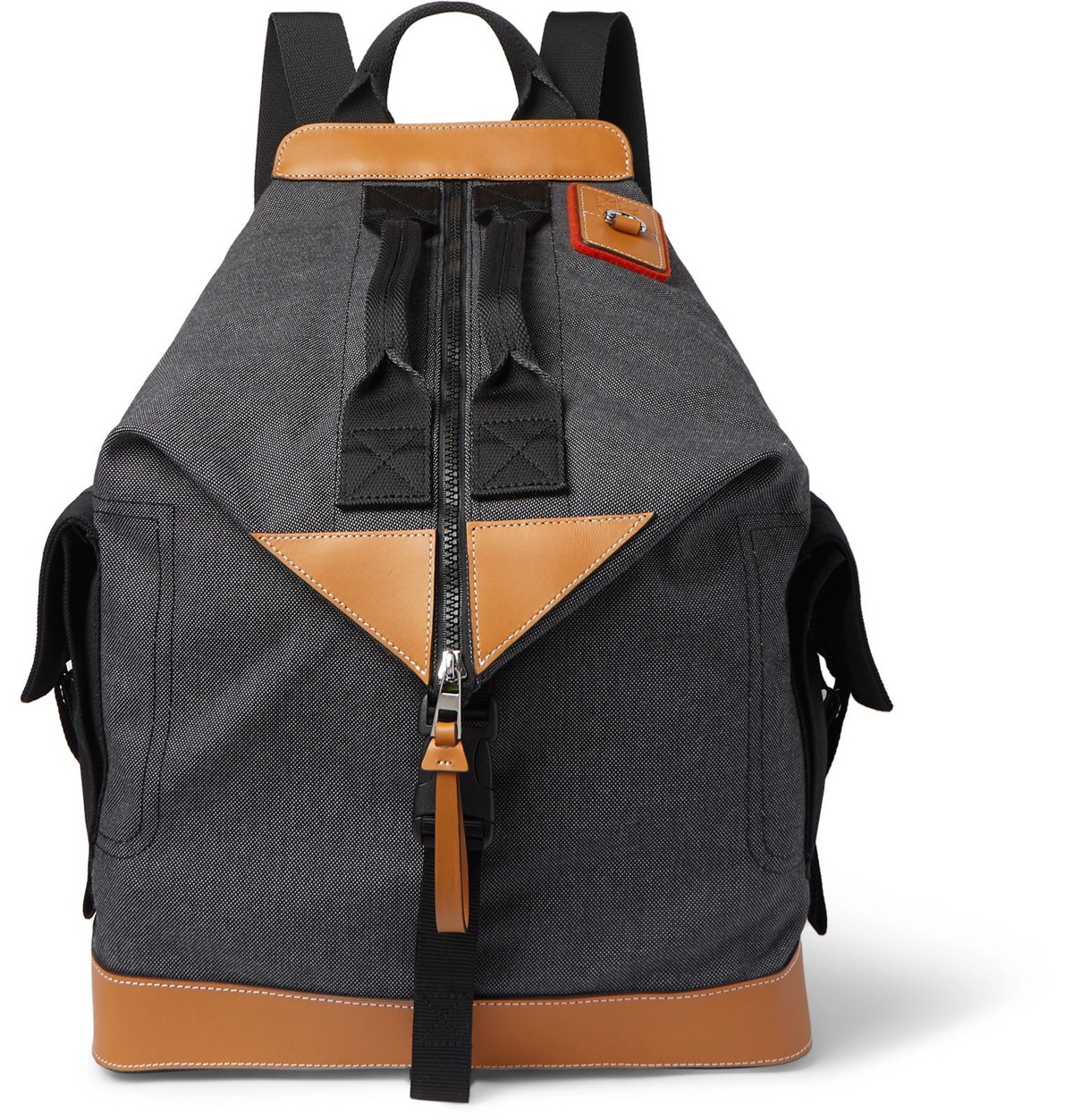 Small Convertible Backpack in Nylon and Calfskin - Loewe - Man