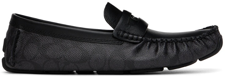 Photo: Coach 1941 Black Coin Driver Loafers