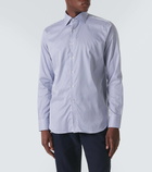 Canali Striped cotton shirt