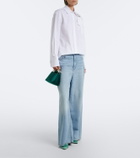 Erdem Embellished cotton poplin shirt
