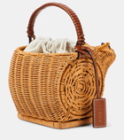 Staud Escargot wicker bucket bag