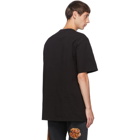 Doublet Black Puppet Animal Embroidery T-Shirt