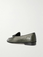 Rubinacci - Marphy Tasselled Leather Loafers - Green