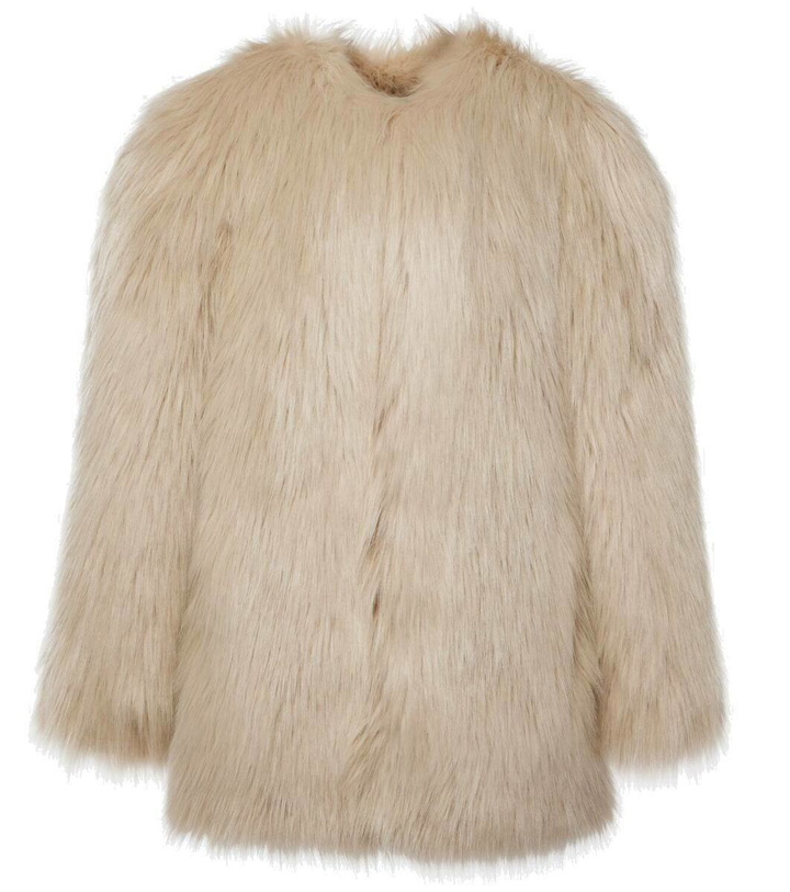 Photo: Saint Laurent Animal-free fur jacket