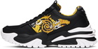 Versace Jeans Couture Black & Gold Trail Trek Sneakers