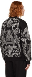 Versace Black Baroque Sweatshirt