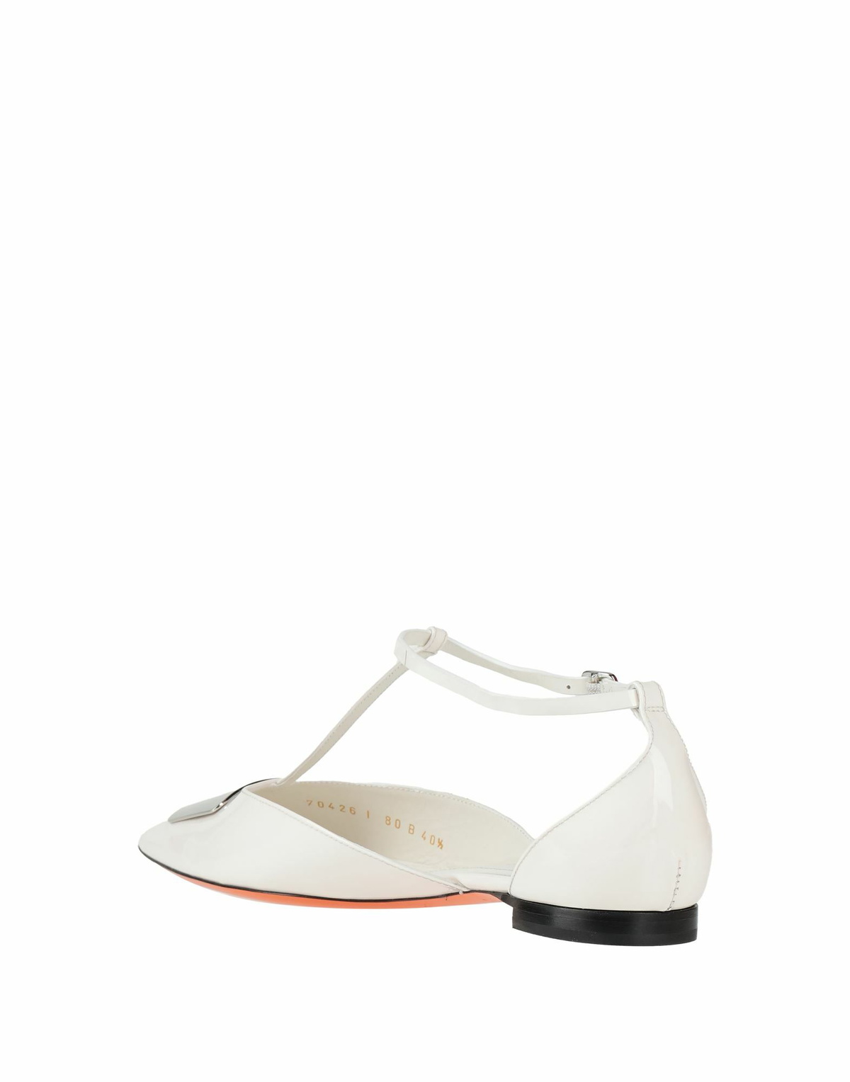 Santoni Womens Ballet flats in White