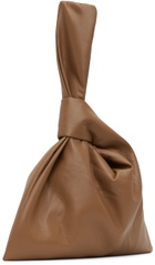 Nanushka Brown Jen Vegan Leather Clutch
