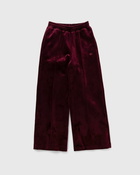 Adidas Wmns Velvet Pant Red - Womens - Sweatpants